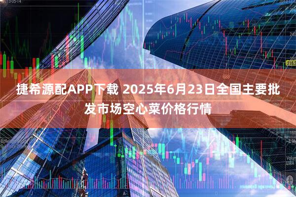 捷希源配APP下载 2025年6月23日全国主要批发市场空心菜价格行情