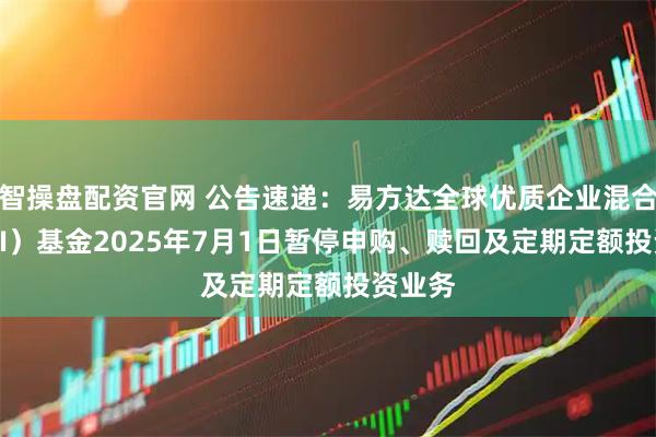 智操盘配资官网 公告速递：易方达全球优质企业混合（QDII）基金2025年7月1日暂停申购、赎回及定期定额投资业务